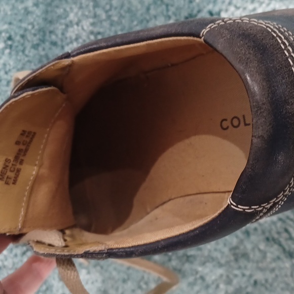 COLE HAAN Men's Blue Leather Sneakers size 9 M - Picture 9 of 16